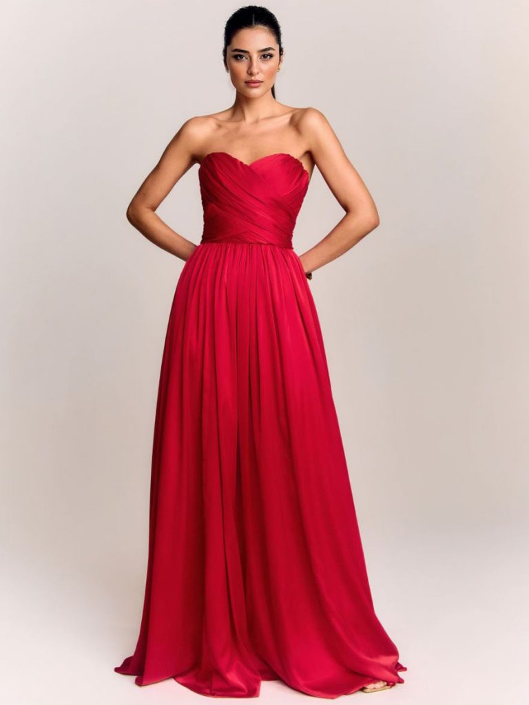 Strapless Elegant Maxi Dress