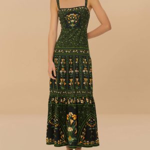 Printed Floral Maxi Dress
